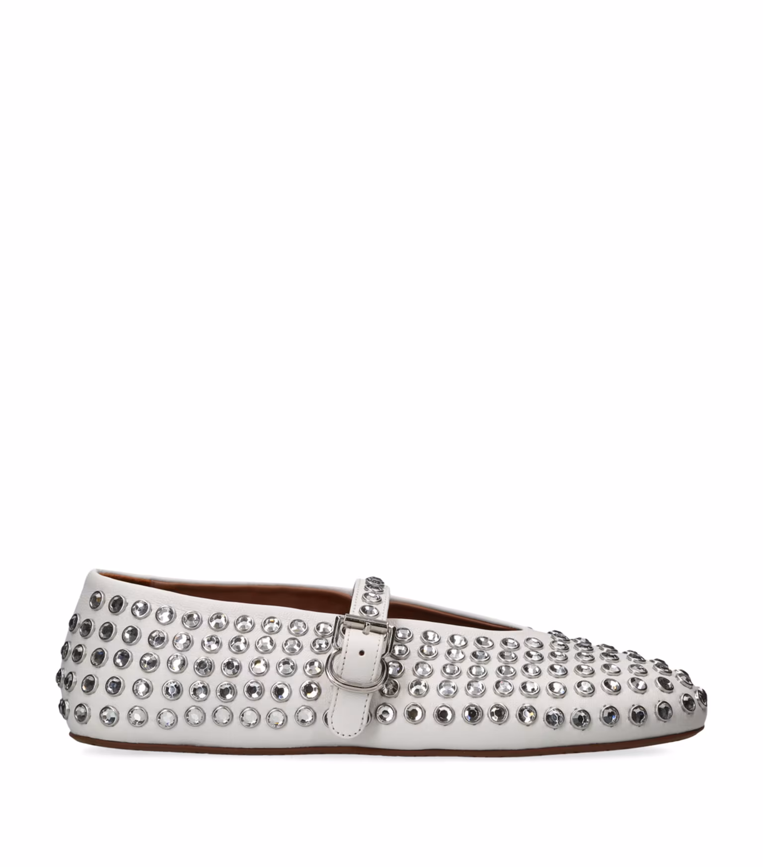 White Ballet Flats - Image 3